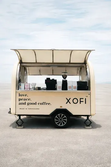 The XOFI coffee cart