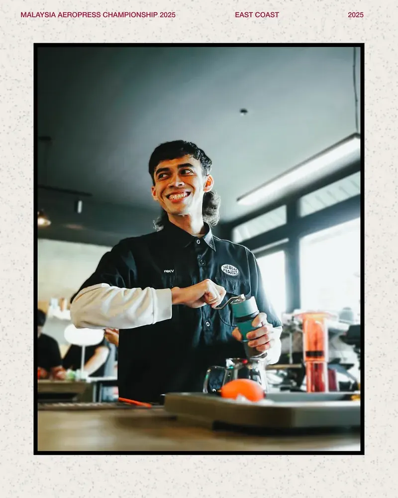 Abey at the Malaysia Aeropress Championship