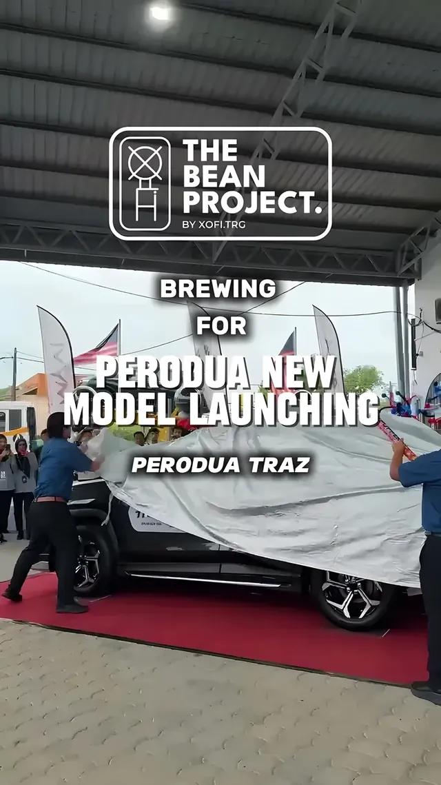 TBP brewing at the Perodua Traz launch
